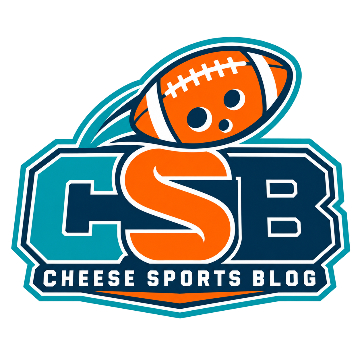 Cheese Sports Blog — CSB football logo